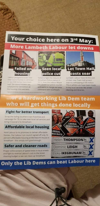 Thumbnail of leaflet from Alex Davies