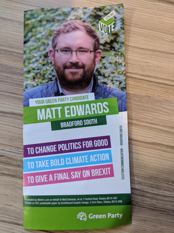 Thumbnail of leaflet from Matt Edwards