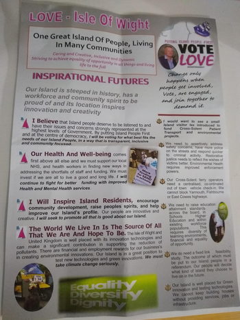 Thumbnail of leaflet from Karl Love