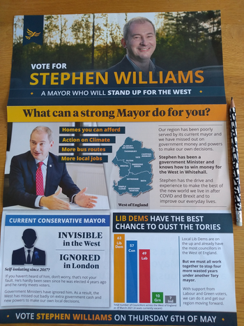 Thumbnail of leaflet from Stephen Roy Williams
