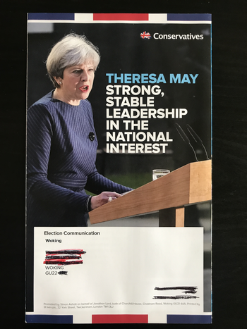 Thumbnail of leaflet from Jonathan Lord