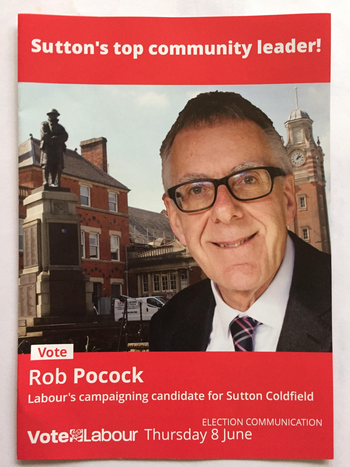 Thumbnail of leaflet from Rob Pocock