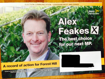 Thumbnail of leaflet from Alex Feakes