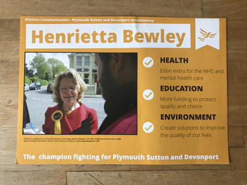 Thumbnail of leaflet from Henrietta Bewley