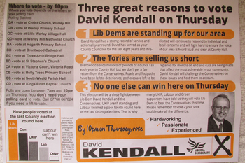 Thumbnail of leaflet from David John Kendall