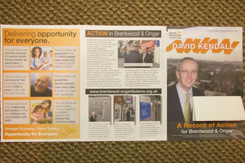 Thumbnail of leaflet from David John Kendall