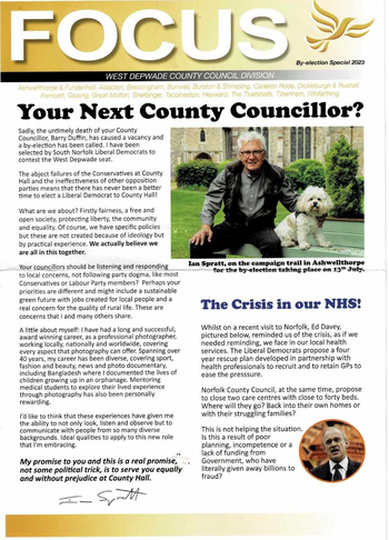 Thumbnail of leaflet from Ian Victor Spratt