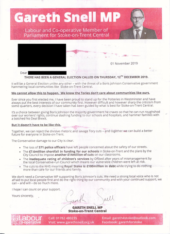 Thumbnail of leaflet from Gareth Snell
