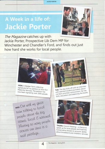 Thumbnail of leaflet from Jackie Porter