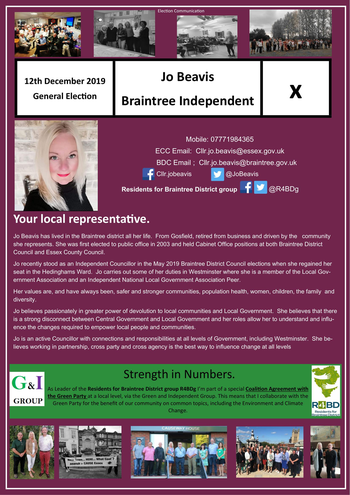 Thumbnail of leaflet from Jo Clare Beavis