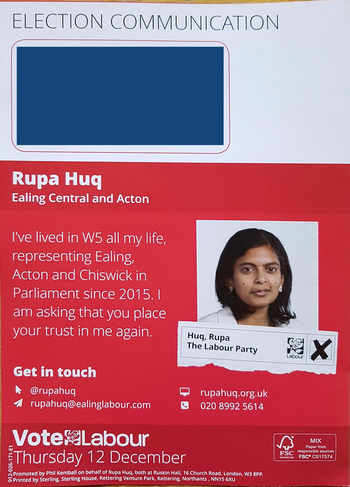 Thumbnail of leaflet from Rupa Huq