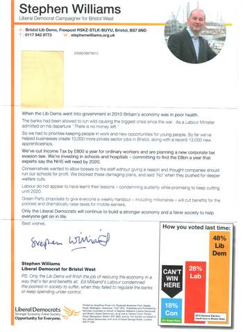 Thumbnail of leaflet from Stephen Roy Williams