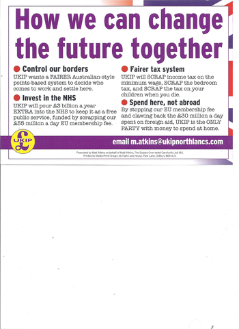 Thumbnail of leaflet from Matthew Jeremy Atkins