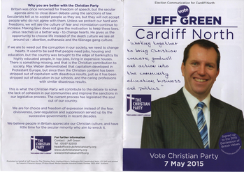 Thumbnail of leaflet from Jeff Green