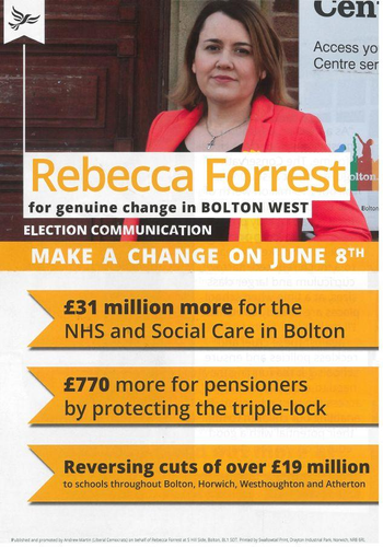 Thumbnail of leaflet from Rebecca Forrest