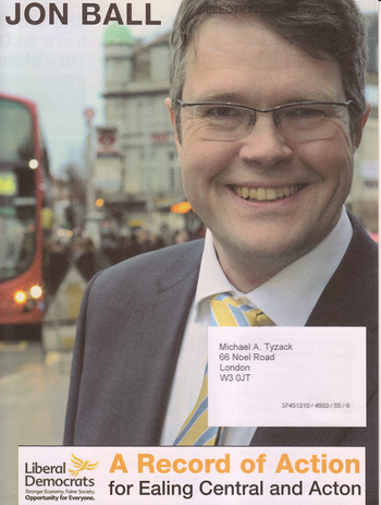 Thumbnail of leaflet from Jon Ball