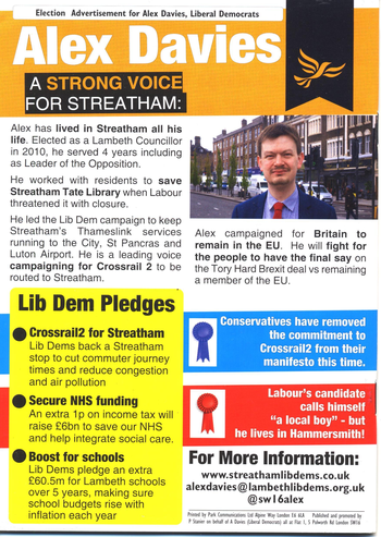 Thumbnail of leaflet from Alex Davies