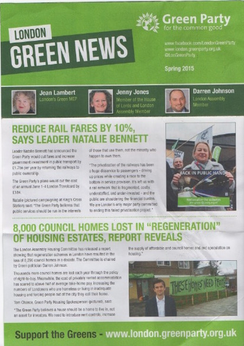 Thumbnail of leaflet from Jonathan Bartley