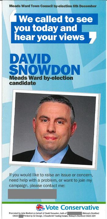 Thumbnail of leaflet from Mark Prisk