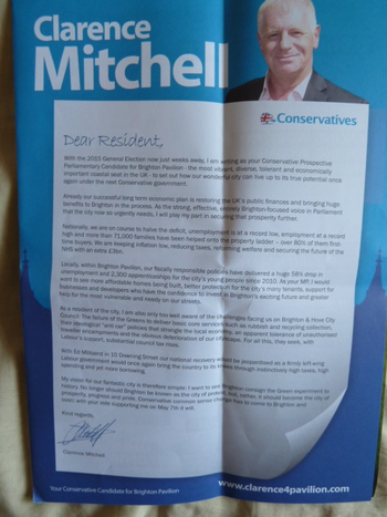 Thumbnail of leaflet from Clarence Mitchell