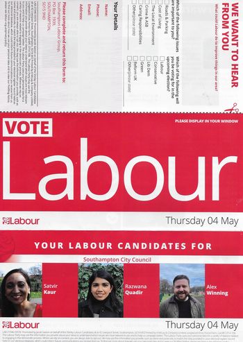 Thumbnail of leaflet from Alex Winning