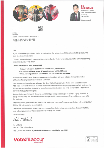 Thumbnail of leaflet from Joan Ryan