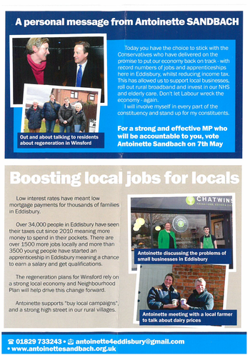 Thumbnail of leaflet from Antoinette Sandbach