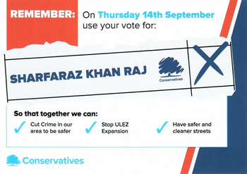 Thumbnail of leaflet from Sharfaraz Khan Raj