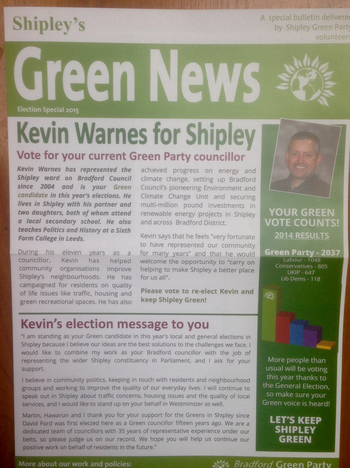 Thumbnail of leaflet from Kevin Warnes