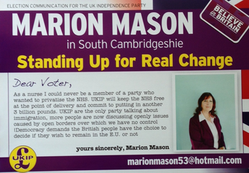 Thumbnail of leaflet from Marion Mason