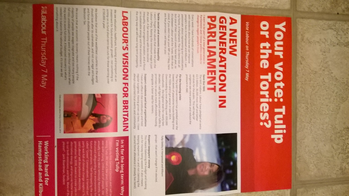 Thumbnail of leaflet from Tulip Siddiq