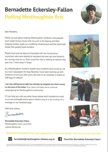 Thumbnail of leaflet from Rebecca Forrest