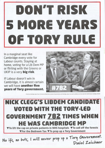 Thumbnail of leaflet from Daniel Zeichner