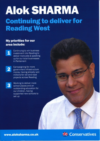 Thumbnail of leaflet from Alok Sharma