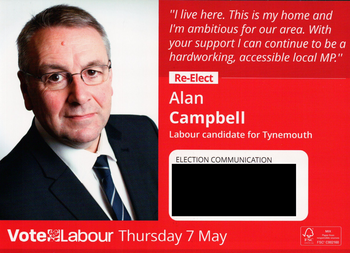 Thumbnail of leaflet from Alan Campbell