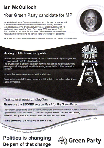 Thumbnail of leaflet from Ian David McCulloch
