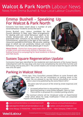 Thumbnail of leaflet from Anne Snelgrove