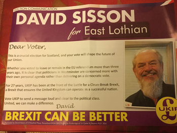 Thumbnail of leaflet from David Henry Alan Sisson