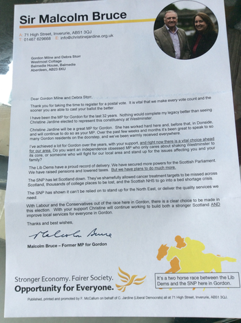 Thumbnail of leaflet from Christine Jardine