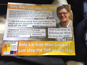 Thumbnail of leaflet from Mike Crockart
