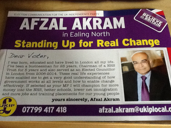 Thumbnail of leaflet from Afzal Akram