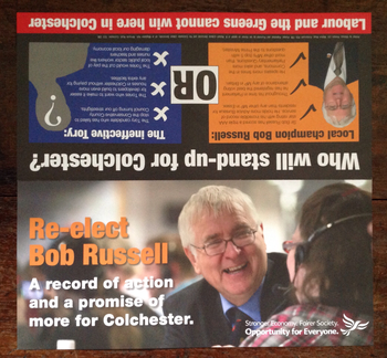 Thumbnail of leaflet from Bob Russell