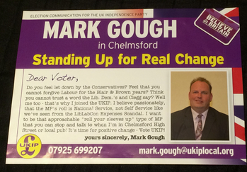 Thumbnail of leaflet from Mark Robert Edward Gough