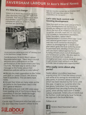 Thumbnail of leaflet from Michael Desmond