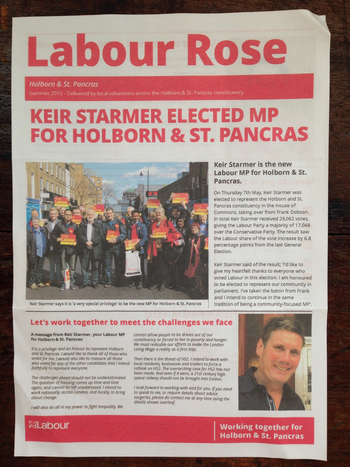 Thumbnail of leaflet from Keir Starmer