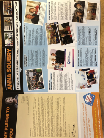Thumbnail of leaflet from Anna Soubry