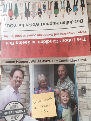 Thumbnail of leaflet from Julian Huppert