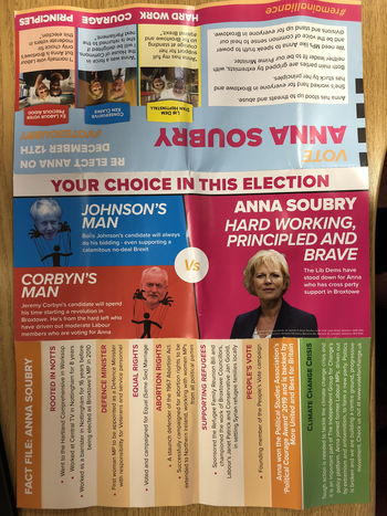Thumbnail of leaflet from Anna Soubry