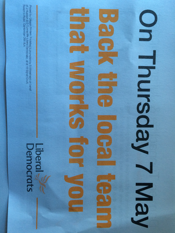 Thumbnail of leaflet from Julian Huppert