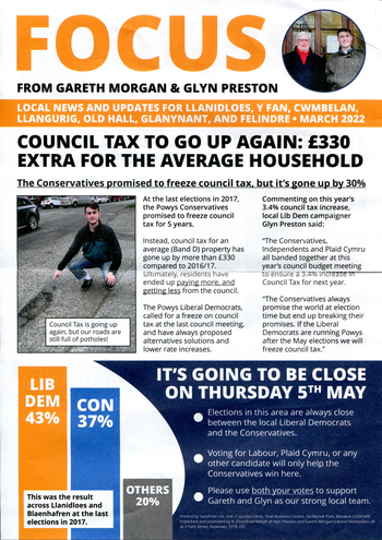 Thumbnail of leaflet from Glyn Preston